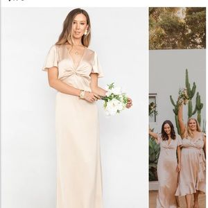 Show Me Your Mumu Champagne Rome Twist Dress